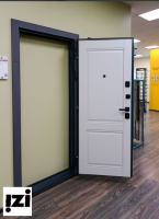 Входная дверь OIKO ACOUSTIC Grafika-2 White/DIM I-10 Angel Matt