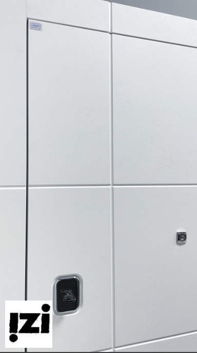 Входная дверь OIKO ACOUSTIC Grafika-2 White/DIM I-10 Angel Matt