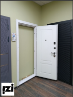 Входная дверь OIKO ACOUSTIC Grafika-2 White/K2 Софт белый