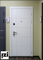 Входная дверь OIKO ACOUSTIC Grafika-2 White/K2 Софт белый