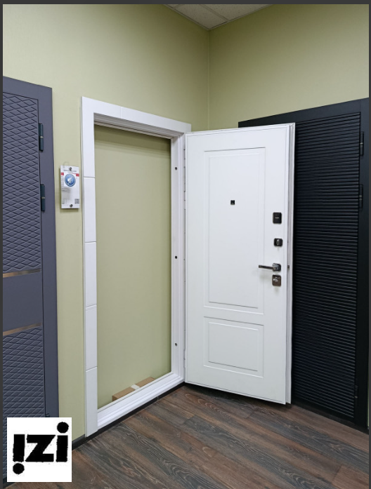 Входная дверь OIKO ACOUSTIC Grafika-2 White/K2 Софт белый