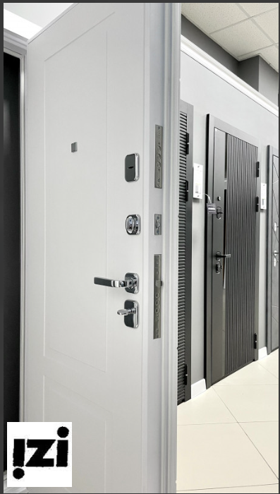 Входная дверь OIKO ACOUSTIC Grafika-2 White/K2 Софт белый