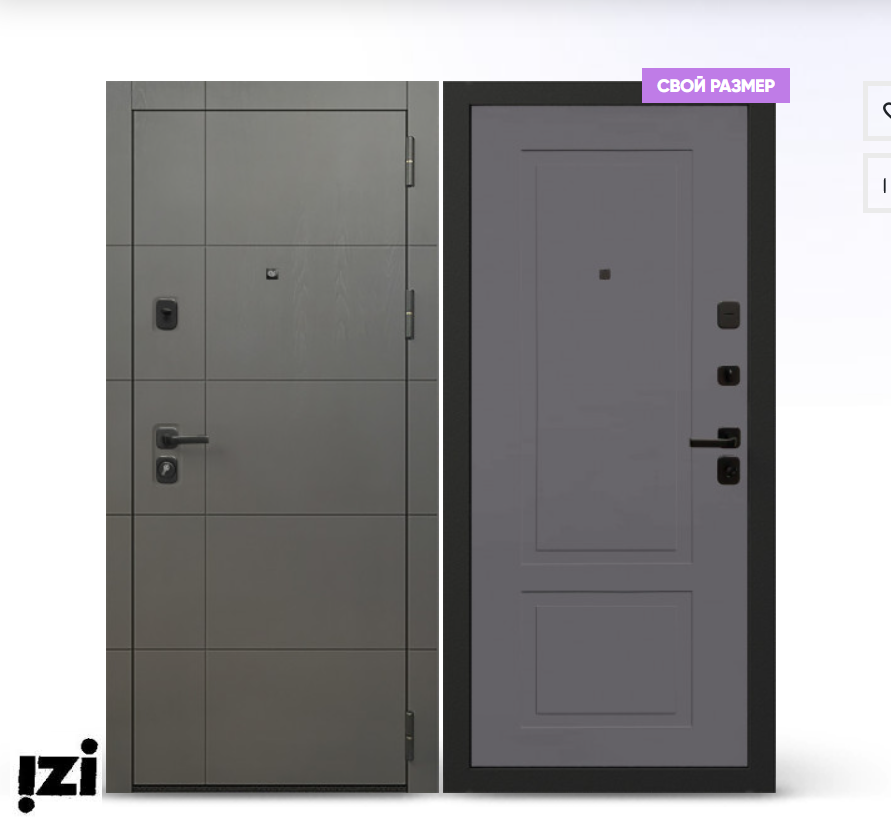 Входная дверь OIKO ACOUSTIC Grafika-2 Grafit Wood/K2 Софт серый