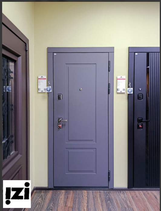 Входная дверь OIKO ACOUSTIC K2 Grey Soft/K1 Софт серый