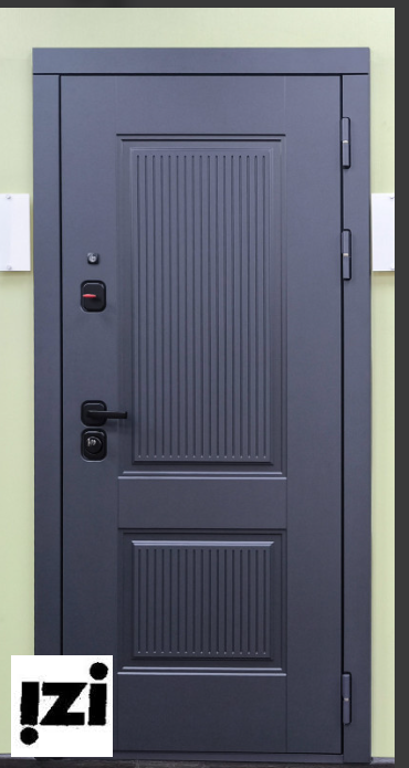 Входная дверь OIKO Standart Classic Grey / Софт Белый