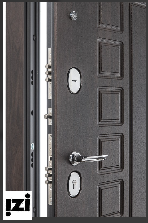 Стальная дверь Porta S-3 51.П61 Almon 28/Cappuccino Veralinga зеркало