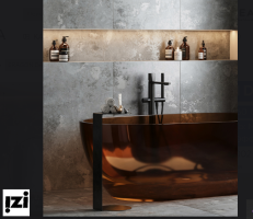 ERAGON DARK GREY Формат: 120×60 см Поверхность: матовая с глянцевым эффектом.Керамическая плитка