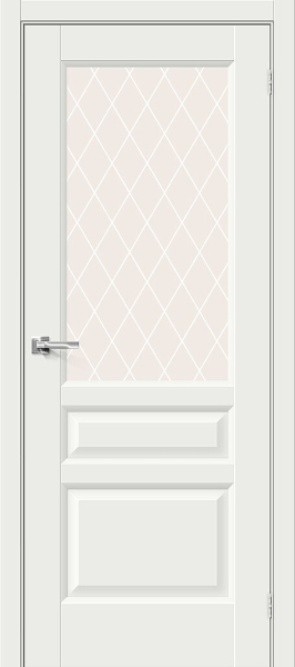 Неоклассик-35 White Matt White Сrystal