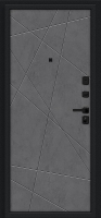 Граффити-5/SBlack Букле черное/Slate Art