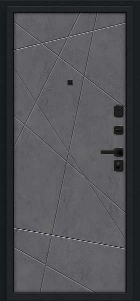 Граффити-5/SBlack Букле черное/Slate Art