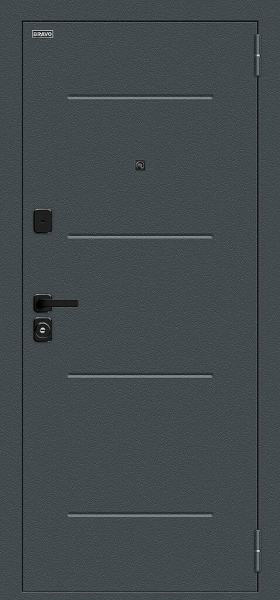 Техно/SBlack Старк антрацит/White Silk