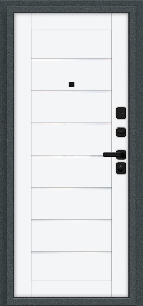 Техно/SBlack Старк антрацит/White Silk