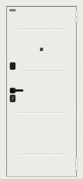 Аура/SBlack Шагрень белая/White Silk