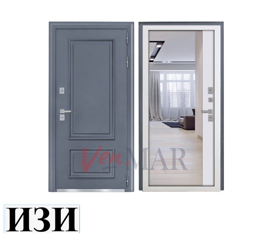 Входные двери Самури-2 термо 7024/зеркало