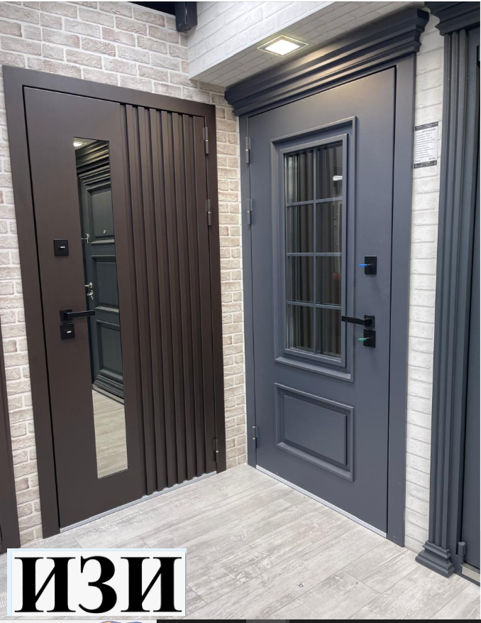 Входные двери Кронос Термо RAl 8019 терморазрыв