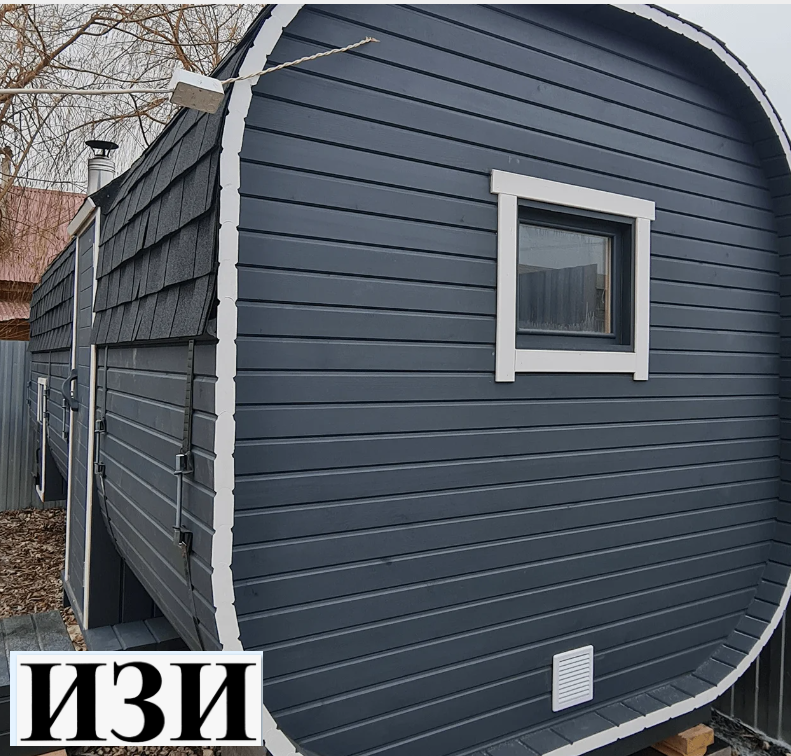 Трехсекционная баня квадро-хаус 4м х 6м (Квадро - Овал) Ростов на Дону