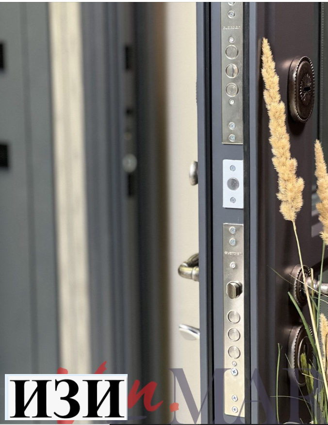 Входные двери Афродита Матовый гладкий 7024.терморазрыв