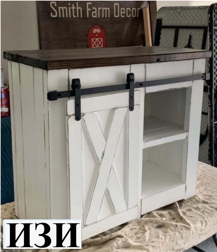 Амбарный механизм для легкой раздвижной двери ЛОФТ до 45