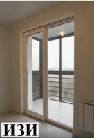 Купить Балконные двери ПВХ для помещений ламинация графит  Ростов на Дону