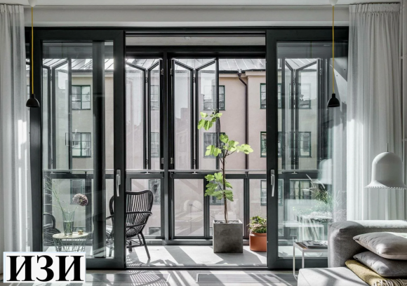 Купить Балконные двери ПВХ для помещений ламинация   двухстворчатая Ростов на Дону