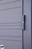 ВХОДНЫЕ ДВЕРИ Магнат МДФ 10мм, фрезеровка, матовая пленка Внутреннее покрытие: МДФ-панель 6 мм, Роял вуд белый дверь металлическая для квартиры