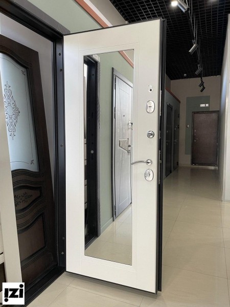 ВХОДНЫЕ ДВЕРИ IMPRESS Орион зеркало, дверь металлическая для квартиры (ЗАКАЗНАЯ)