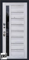 Входные металлические двери МОДЕРН 2 ВИД ВНЕШНЕЙ ОТДЕЛКИ: бетон лофт + дуб Вотан , Дверь для квартиры