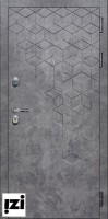 Входные металлические двери ГЕОМЕТРИЯ ВИД ВНЕШНЕЙ ОТДЕЛКИ: бетон лофт графит, Дверь для квартиры