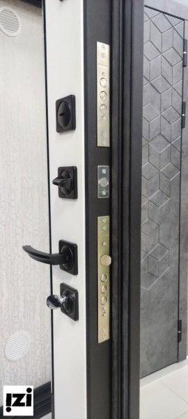 Входные металлические двери ЛАЙН лофт графит зеркало, Дверь для квартиры