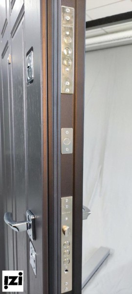 Входные металлические двери ЭКСТРА КАЛИПСО ВИД ВНЕШНЕЙ ОТДЕЛКИ: Дуб шоколад, Дверь для квартиры
