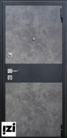 Входные металлические двери ЛЮКС ВИД ВНЕШНЕЙ ОТДЕЛКИ: бетон графит, Дверь для квартиры