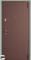 Входные металлические двери СТАНДАРТ ВИД ВНЕШНЕЙ ОТДЕЛКИ: Антик медный, внутри сандал белый , Дверь для квартиры,частного дома, коттеджа