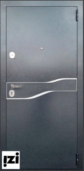 Входные металлические двери МЕГА-NEW КАЛИПСО ВИД ВНЕШНЕЙ ОТДЕЛКИ: Черный букле, Дверь для квартиры,частного дома, коттеджа