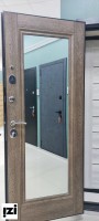 Входные металлические двери МЕГА ЗЕРКАЛО 1, Дверь для квартиры,частного дома, коттеджа