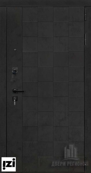 Входные двери со сменными панелями и готовые двери, Quadro, цвет бетон графит темный 10 мм, панель - quadro цвет меламин белый дверь квартиры,