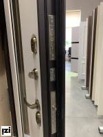 Входные двери Краснодара АГОРА АГОРА (Серая) не стандарт 2200/960 СЕРЫЙ МУАР + Цинк (антикоррозийная обработка). ,двери для улицы частного дома, коттеджей и квартиры