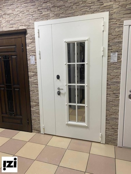 Входные двери Краснодара АГОРА (Белая) Покраска: шагрень белая + Цинк (антикоррозийная обработка). ,двери для улицы частного дома, коттеджей и квартиры