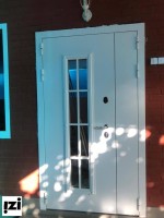 Входные двери Краснодара АГОРА (Белая) не стандарт 2050/1300 Покраска: шагрень белая + Цинк (антикоррозийная обработка). ,двери для улицы частного дома, коттеджей и квартиры