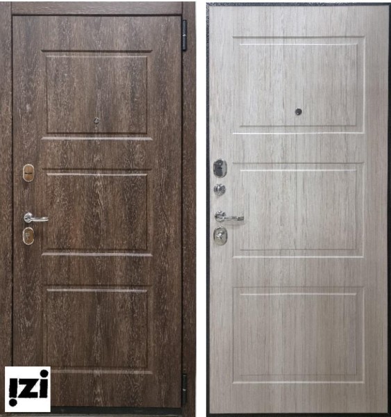 Входные двери ЛОРД Покрытие снаружи: МДФ 10 мм (Дуб шаке корица) ,дверь для квартиры
