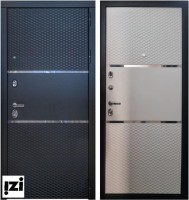 Входные двери ЛОФТ Покрытие снаружи: МДФ 16 мм (Черный кварц) ,дверь для квартиры