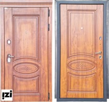 Входные двери ОРИОН Покрытие снаружи: МДФ 16 мм (Винорит Golden Oak) ,дверь для квартиры