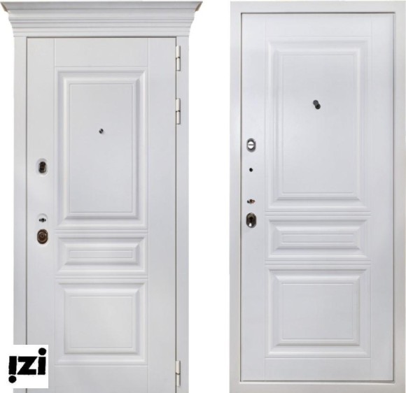 Входные двери ,БЁРН Покрытие снаружи: Влагостойкий МДФ 16 мм (Винорит Белый), дверь для квартиры