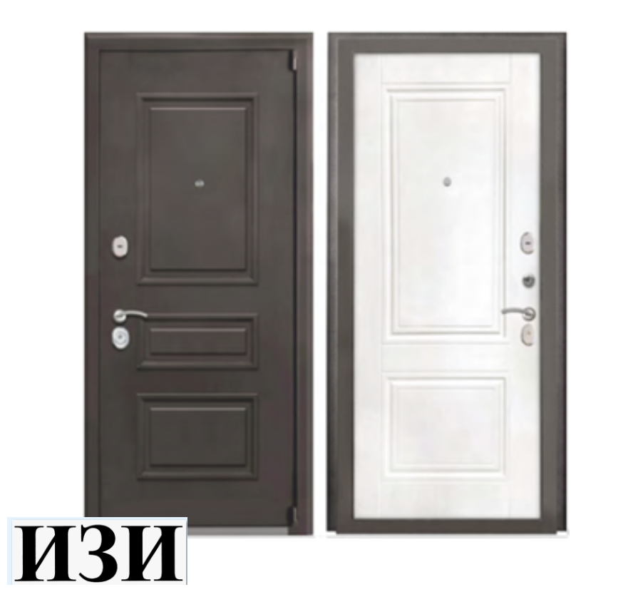 ВХОДНЫЕ ДВЕРИ Самури  Муар 8019,  Без терморазрыва для квартиры