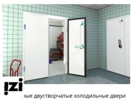 Холодильные, маятниковые и технологические двери, Распашные двустворчатые холодильные двери (РДД)