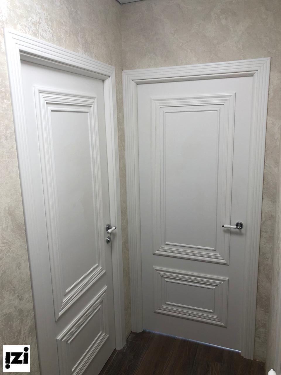двери белые эмаль межкомнатные в интерьере