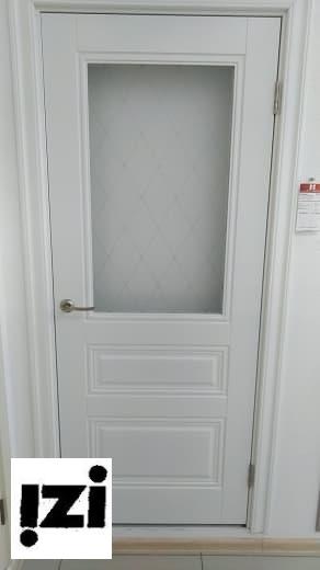 Межкомнатные двери Венеция-1" ДГ Эмаль Ral 9003