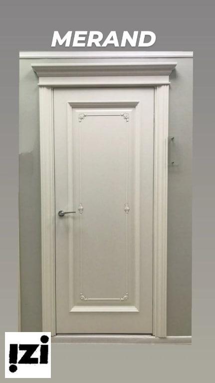 Межкомнатные двери не стандарт 2150 мм "MERANO" ДГ Эмаль RAL 9010 G-1