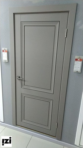 Межкомнатные двери Деканто-2 ДГ Barhat Grey (2 филенки) стекло