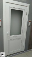 Межкомнатные двери Деканто-2 ДГ Barhat white  (2 филенки) cntrkj