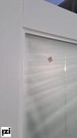 Межкомнатные двери Полотно остекленное Vinyl Эрмитаж-4  белый стекло мателюкс с алмазной гравировкой "Квадро"